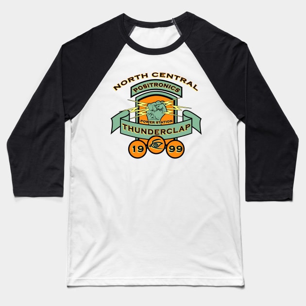 North Central Positronics Baseball T-Shirt by rexthinks